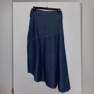Stylish Asymmetrical Denim Skirt